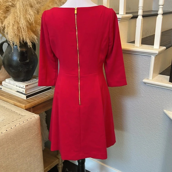 Vince Camuto Crepe A-Line Dress Size 6 - Picture 7 of 8